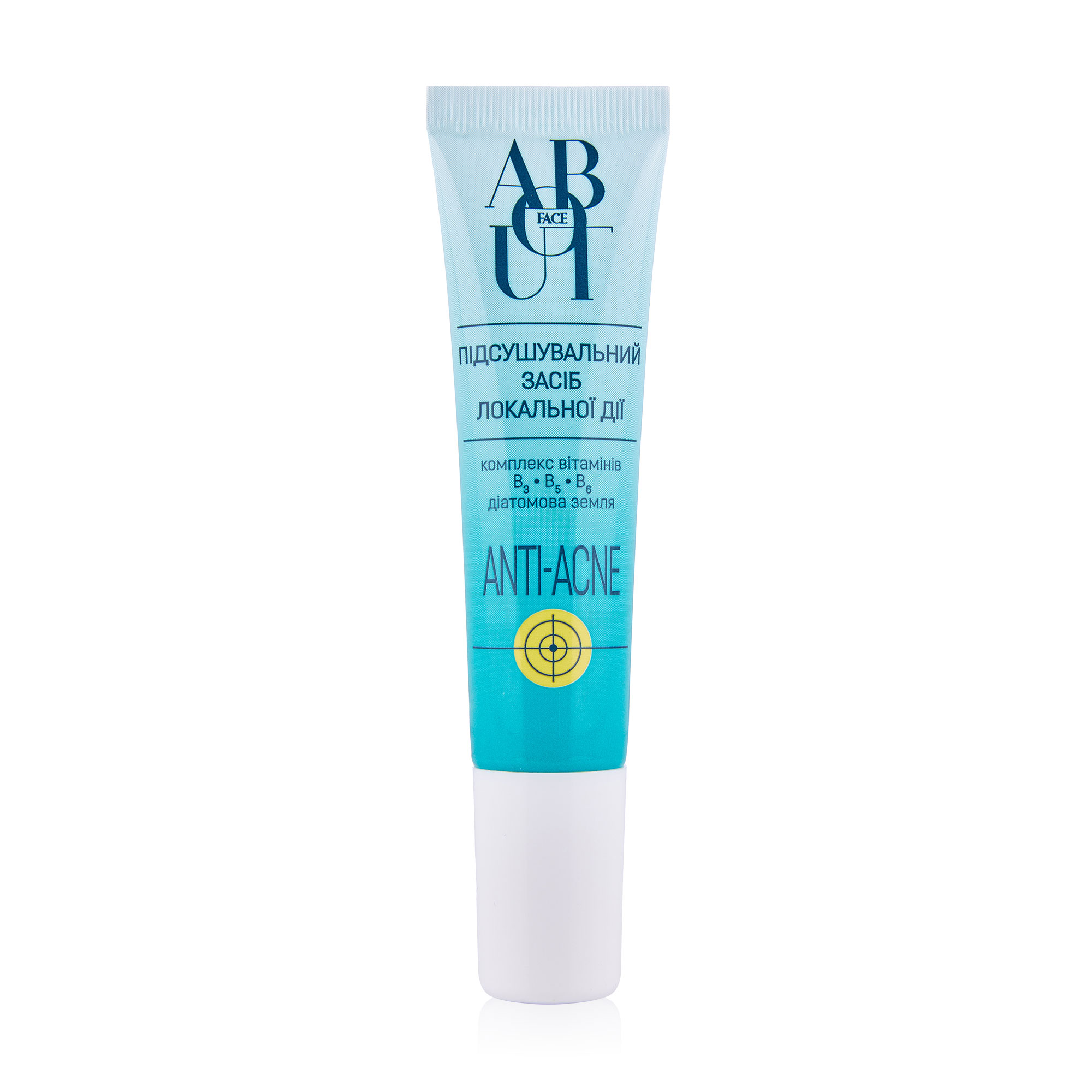 Точковий підсушувальний засіб для обличчя ABOUT face Anti Acne проти акне, 15 мл